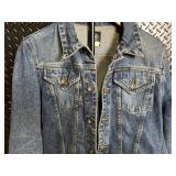 DKNY Jeans Denim Jacket - Size L - Light Wash