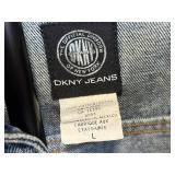 DKNY Jeans Denim Jacket - Size L - Light Wash