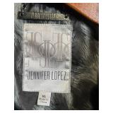 Jennifer Lopez Belted Wool-Blend Trench Coat - XL