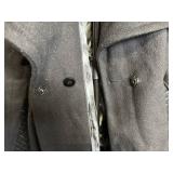 Jennifer Lopez Belted Wool-Blend Trench Coat - XL