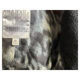 Jennifer Lopez Belted Wool-Blend Trench Coat - XL