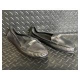 Coach Leather Loafers - Black - Slip-On Moccasin Style