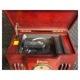 Emerson NR51RW Tabletop Radio with Turntable - AM/FM/CD, 120V, 13W, Made in China