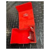 Ultimate Guard Alcove Flip Deck Box - MTG Card Storage, Black Exterior with Red Interior