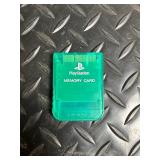 Sony DualShock 3 Wireless Controller & Green PlayStation Memory Card