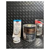 Hampton Bay LED Copper String Lights 39 ft - Oatey Solder Rosin Core - Blind Spot Mirrors 2-Pack