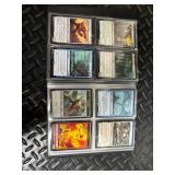 Magic: The Gathering Cards in Max Protection Gaming Binder - 9-Pocket Pages - Assorted Sets
