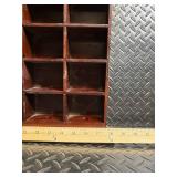 Wooden Multi-Drawer Cabinet - Vintage Small Parts Organizer