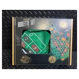 Wembley Deluxe Roulette Set - 4-Piece Game Set With Wheel & Chips