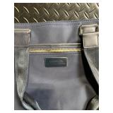 Calvin Klein Navy Tote Bag - Dual Handles & Front Zip Pocket