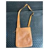 Radley London Leather Crossbody Bag - Tan, Adjustable Strap, Zippered Back Pocket