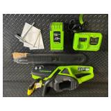 Greenworks 40V 18-Inch Cordless Chainsaw with Battery & Charger