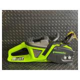 Greenworks 40V 18-Inch Cordless Chainsaw with Battery & Charger