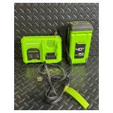 Greenworks 40V 18-Inch Cordless Chainsaw with Battery & Charger