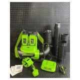 Greenworks 40V 710 CFM Backpack Blower with 2x 4.0Ah Batteries & Charger