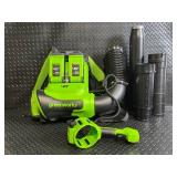 Greenworks 40V 710 CFM Backpack Blower with 2x 4.0Ah Batteries & Charger