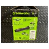 Greenworks 40V Brushless Blower - 700 CFM with 8.0Ah Battery & Rapid Charger
