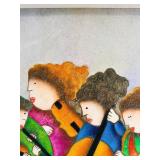 Original Joyce Roybal Framed Painting - 27 x 23 in