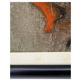 Original Joyce Roybal Framed Painting - 27 x 23 in