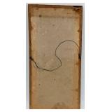 Tacinca Indian Maiden Lithograph - Framed Vintage Artwork