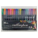 Art Supplies Lot: Crayola Fine Line Markers 40 & 60-Color Dual Tip Pens and more - NIB!