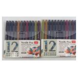 Art Supplies Lot: Crayola Fine Line Markers 40 & 60-Color Dual Tip Pens and more - NIB!