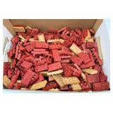 American Bricks Vintage Wood Blocks 1940s