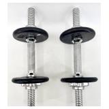 Adjustable Dumbbell Set with 5 # & 2 # Weight Plates - 2 Dumbbells