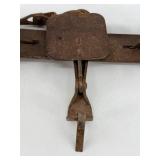 Vintage Long-Spring Bear Trap & Chain