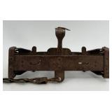 Vintage Long-Spring Bear Trap & Chain
