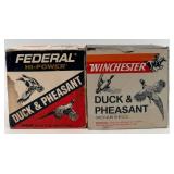 Vintage Shotgun Shells & Boxes - Federal Hi-Power, Winchester Duck & Pheasant, Eley Alphamax