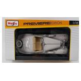 Maisto Premier Edition Cadillac V-16 1/18 Die-Cast Convertible & Cadillac Framed Mirror