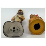 1937 Marx B.O. Plenty Walker Tin Figure & J. Chein Tin Monkey Bank & Schuco Red Tin Car