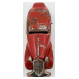 1937 Marx B.O. Plenty Walker Tin Figure & J. Chein Tin Monkey Bank & Schuco Red Tin Car