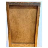 Oak-Frame Leather Chair - Nailhead Trim