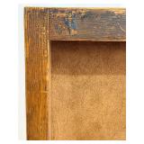 Oak-Frame Leather Chair - Nailhead Trim