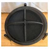 Fire Pit Round Frame with Mesh Spark Screen & Weather Cover