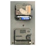 First Time Wall Clock - World Map Dial, Roman Numerals & Gold Hands, Quartz Movement