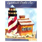 Gibson Everyday Lighthouse Cookie Jar - 11 3/4 in tall