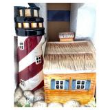 Gibson Everyday Lighthouse Cookie Jar - 11 3/4 in tall