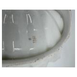 Vintage Porcelain Lobster Dish & 4 Ashtrays with Caddy