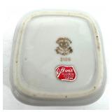 Vintage Porcelain Lobster Dish & 4 Ashtrays with Caddy