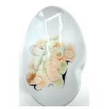 Chodziez Vase, Floral Dish, Emerald Green Glass Bowls & Teal Ribbed Plate