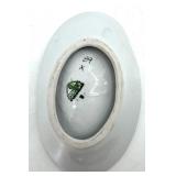 Chodziez Vase, Floral Dish, Emerald Green Glass Bowls & Teal Ribbed Plate