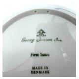 BG Bing & Grøndahl Blue & White Plates - Amalienborg Royal Palace, Mors Dag 1969