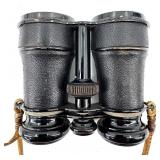 G CHAMPON PARIS Binoculars With Compass - Vintage Leather Case