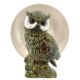 Mid Century Ceramic Owl Planter - Japan & Pottery Bowl