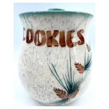 Rocky Mountain Pottery Cookie Jar & 2 Dishes - Estes Park & Loveland, Colorado