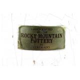 Rocky Mountain Pottery Cookie Jar & 2 Dishes - Estes Park & Loveland, Colorado