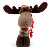 Enchanted Forest LED Holiday Lantern Battery-Operated with Timer & Snowman Dish Mud Pie Gnome Decor